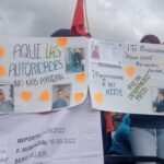 Con bloqueo en la México-Querétaro manifestantes exigen la aparición de una mujer y un menor