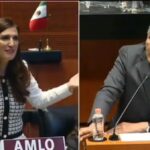 Adán Augusto enfrenta a Lily Téllez en el Senado de la República