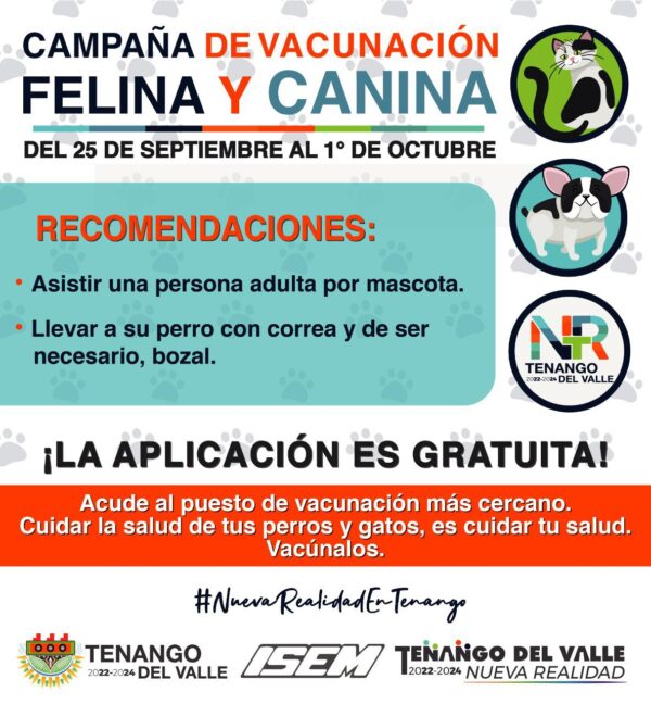 vacunas perros tenango