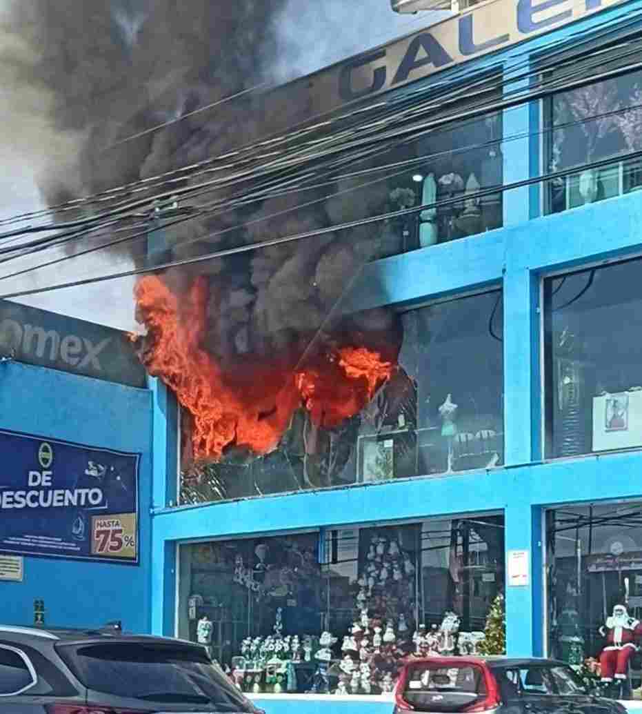 incendio galerías el Triunfo