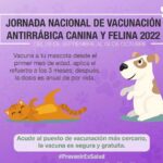 En Ocuilan inicia la jornada Nacional de Vacunación antirrábica Canina y Felina 2022