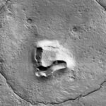 ¿Un “oso” alienígena? Una figura apareció en Marte