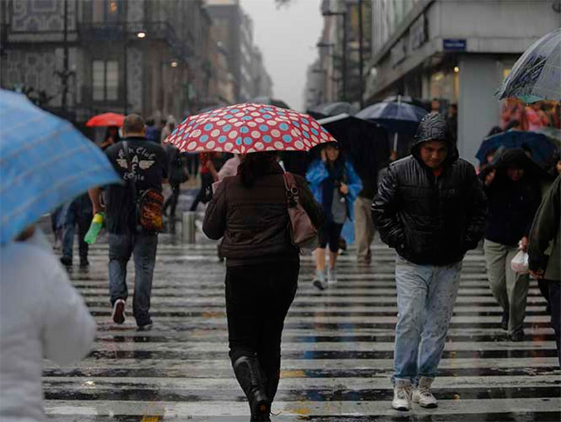 lluvia en CDMX y EdoMéx