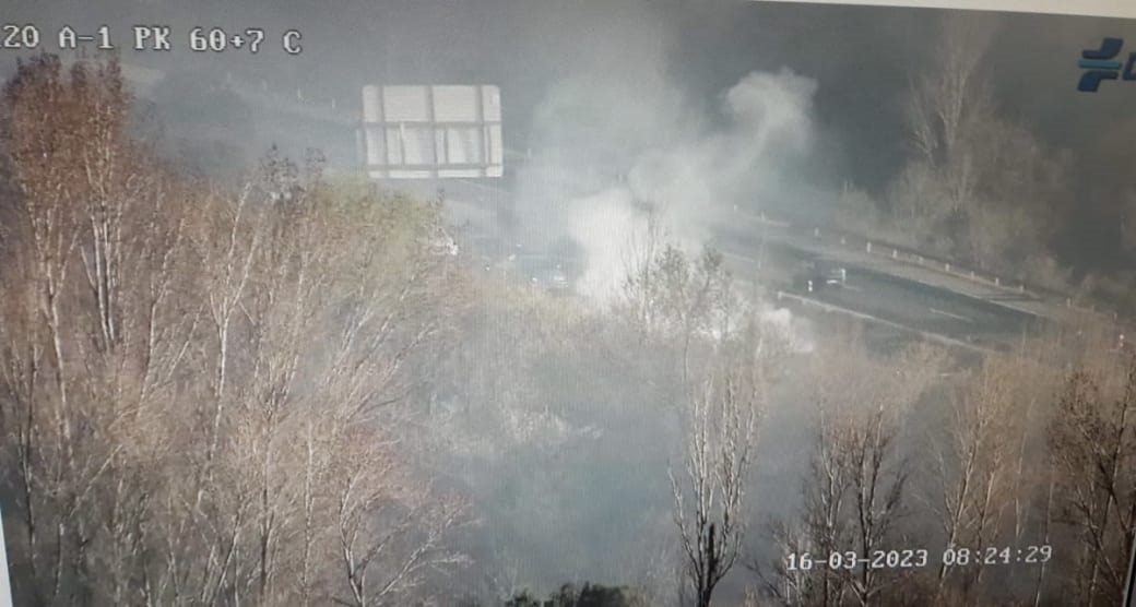 incendio de un autobús escolar