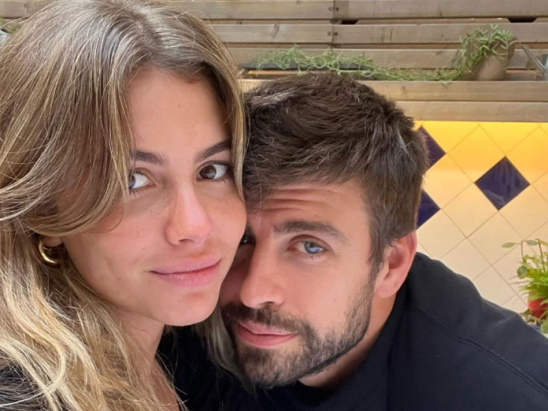 Piqué y Clara Chía