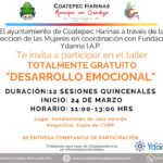 Coatepec Harinas invita a su taller de Desarrollo Emocional
