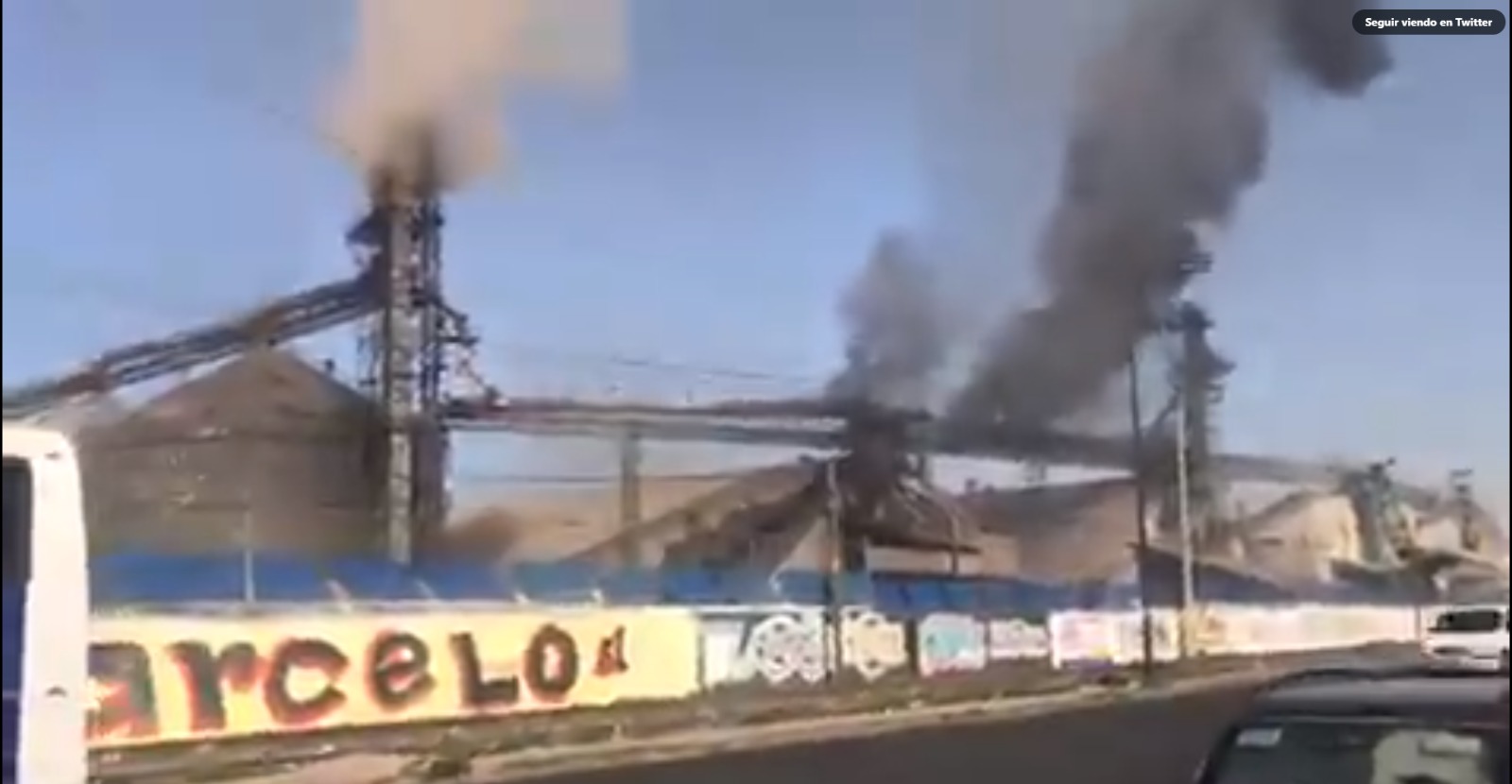 Incendio en Italpasta Puebla