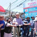 Toluca: Raymundo Martínez entrega línea de conducción y sectorización de la red hidráulica del pozo La maquinita