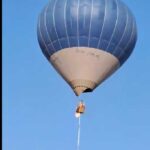 (VIDEO) Se incendia globo aerostático en pleno vuelo en Teotihuacán