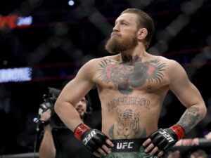 conor-mcgregor-reacts-before-taking-on-donald-cerrone-in-news-photo-1608108533