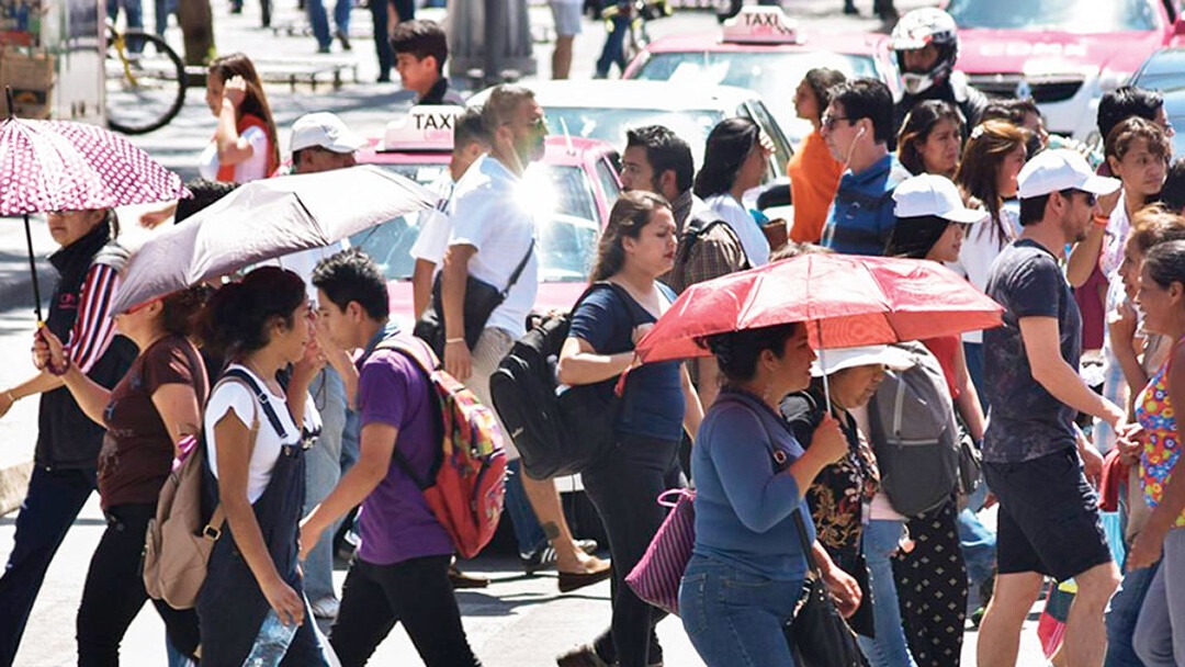 45° grados de temperatura