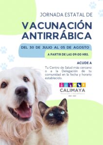El Ayuntamiento de Calimaya inicia jornada de vacunación antirrábica canina y felina