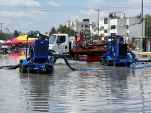 POR INTENSAS LLUVIAS SE INCREMENTAN LOS TRABAJOS EN LA ZONA DE LA PRESA EL ÁNGULO