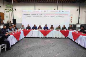 Almoloya de Juárez refuerza estrategia de seguridad con la Mesa de Trabajo de la Construcción de la Paz Región 30