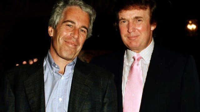 Epstein y Trump