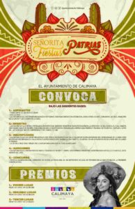 El Ayuntamiento de Calimaya lanza convocatoria “Señorita Fiestas Patrias Calimaya 2023”