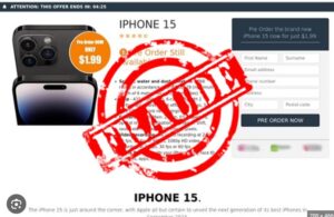 iIPhone 15 Fraude
