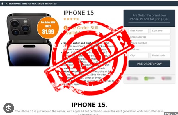 iIPhone 15 Fraude