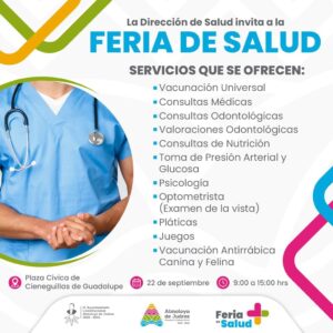 Feria de salud en Almoloya de Juárez