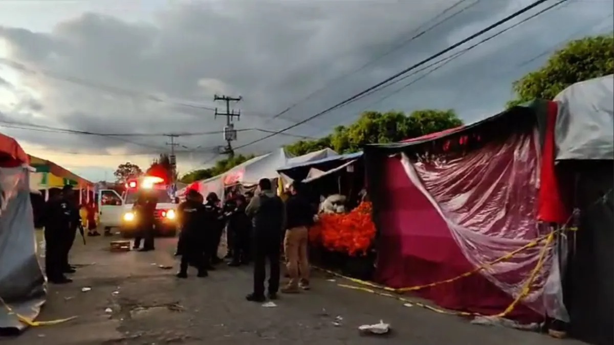 balacera en mercado Morelos