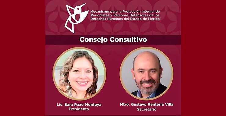 Sara Razo Montoya y Gustavo Rentería liderarán protección de periodistas en Edoméx