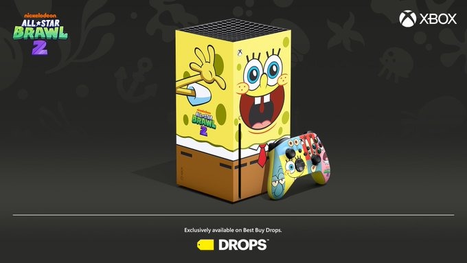 Xbox presenta consola especial de Bob Esponja