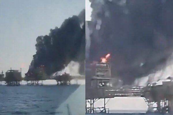 Explosión en plataforma Akal C6 de Pemex en Campeche