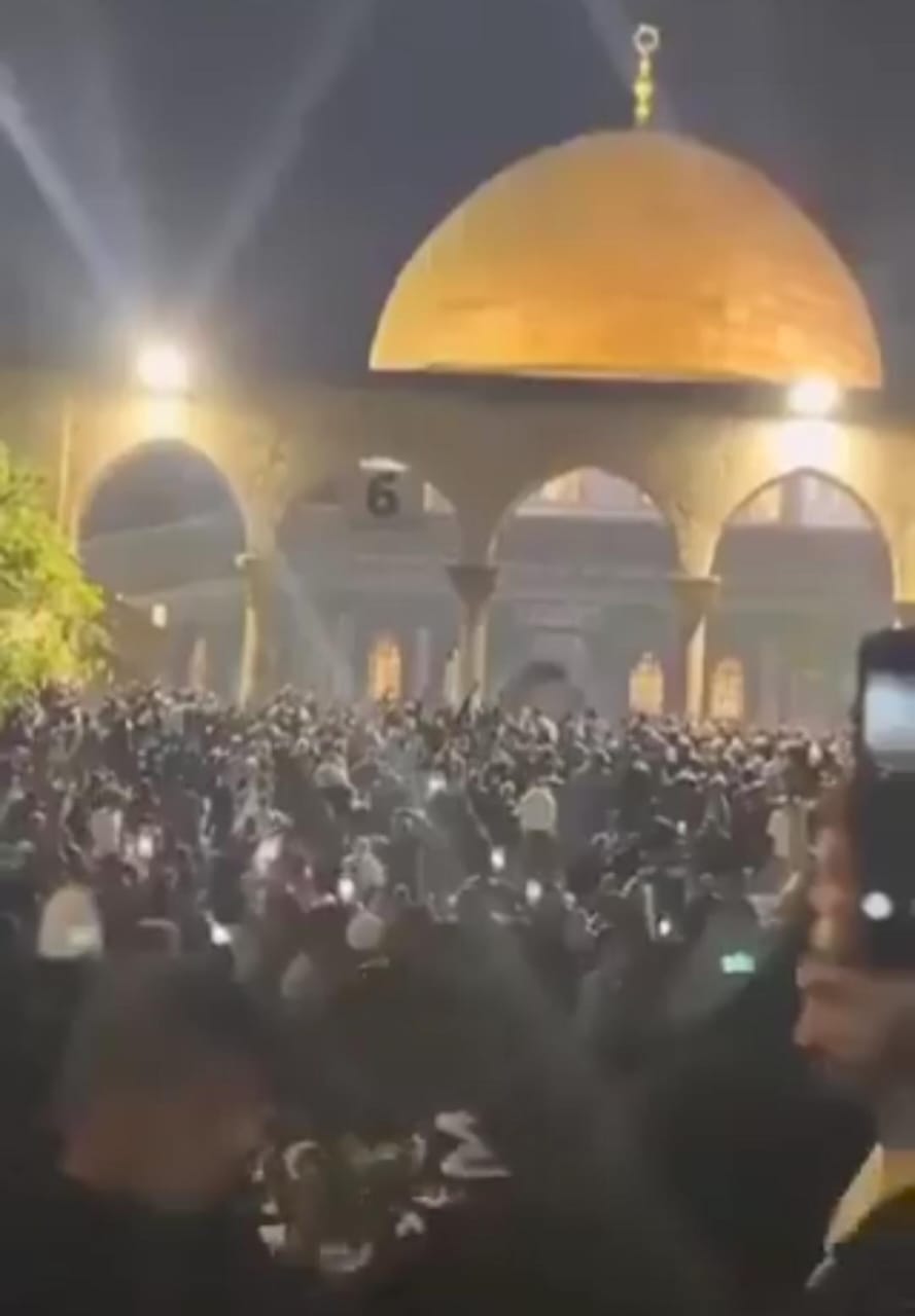 Fiesta en Al-Aqsa: palestinos celebran contraataque de Irán