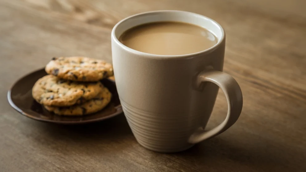 Café y galletas