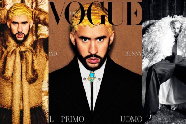 Bad Bunny hace historia en la portada de Vogue Italia