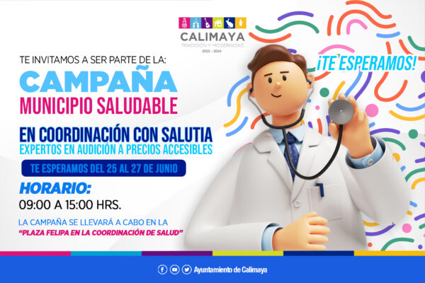 Campaña "Municipio Saludable" en Calimaya