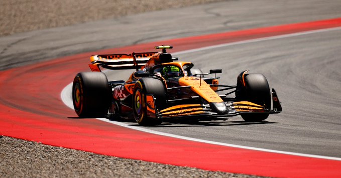 Lando Norris sorprende en la clasificación del GP de España