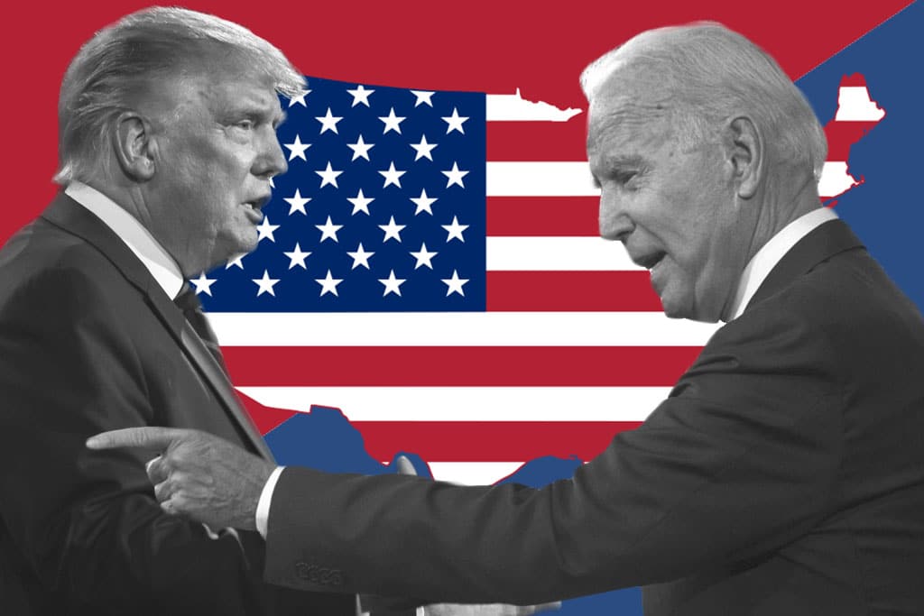 Biden y Trump