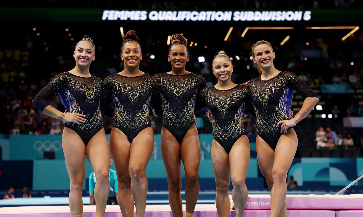 Brasil: equipo de gimnasia artística clasifica en siete finales en París