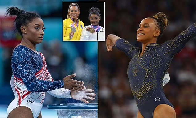 Duelo olímpico entre Simone Biles y Rebeca Andrade