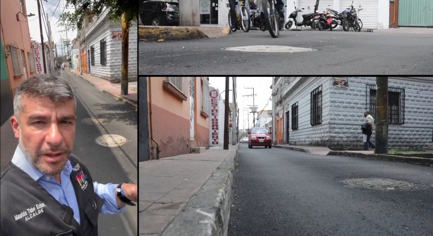 Mauricio Tabe: calles renovadas para mayor seguridad