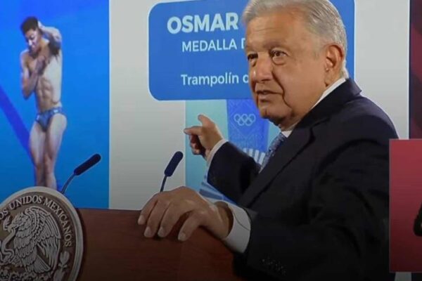 AMLO celebra bronce de Osmar Olvera y apunta al oro