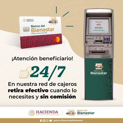 Cómo usar el cajero del Bienestar para retirar tu apoyo