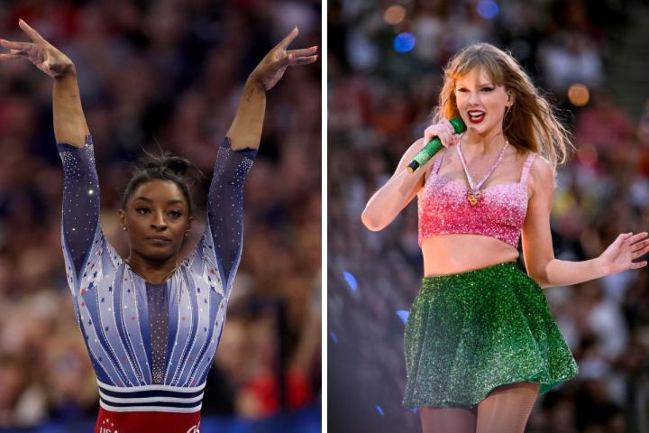 Biles brilla al ritmo de Taylor Swift en París 2024