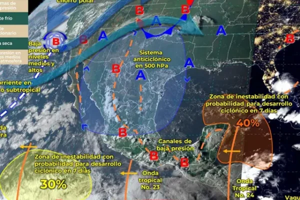 Pronóstico del clima en México hoy 20 de septiembre: lluvias y granizo