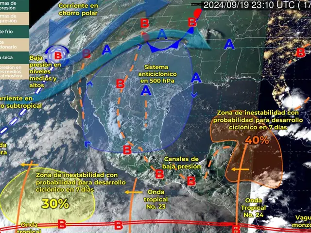 Pronóstico del clima en México hoy 20 de septiembre: lluvias y granizo