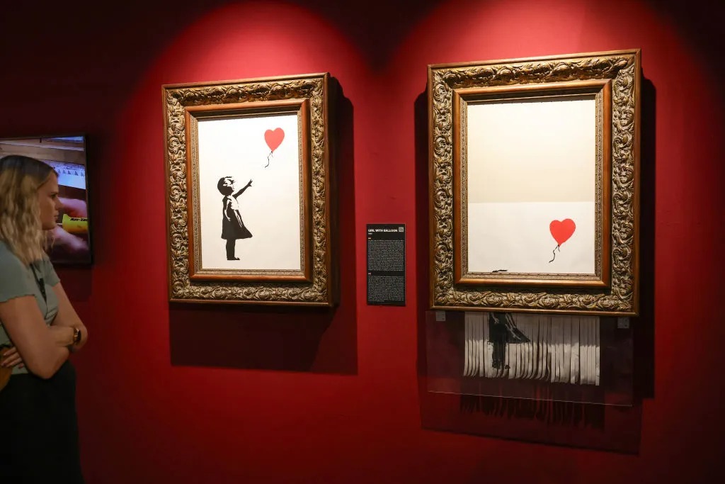 Robo de obra de Banksy en galería de Londres