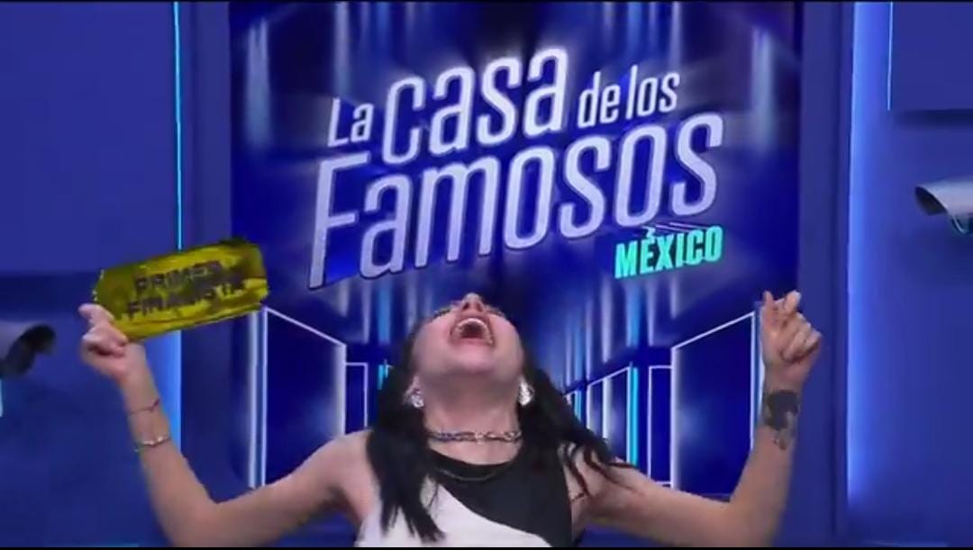 Karime Pindter, primera finalista de "La Casa de los Famosos"