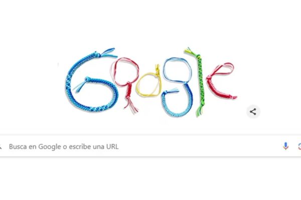 Google celebra las pulseras Scoubidou en el doodle de hoy