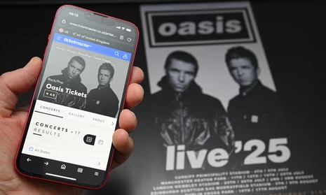 Gobierno británico investiga precios dinámicos en conciertos de Oasis