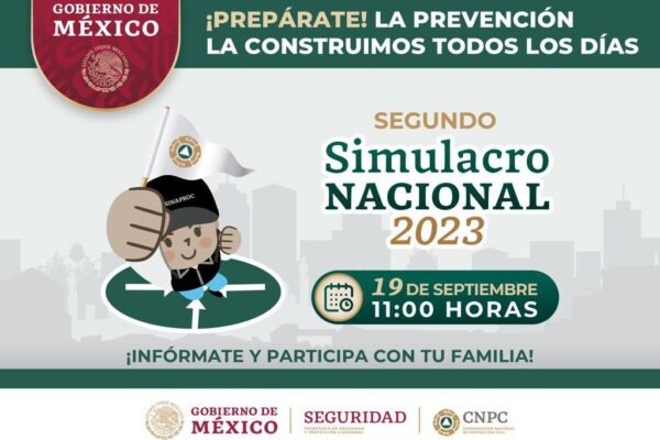 Cultura de prevención: Simulacro Nacional sonará el 19 de septiembre