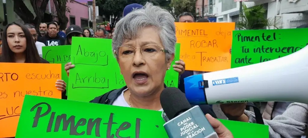 Trabajadores del PJ exigen renuncia del dirigente sindical Gilberto González