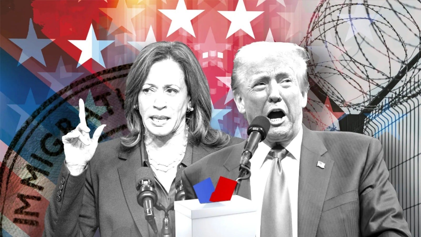 Trump y Harris: posturas contrapuestas en migración y Latinoamérica