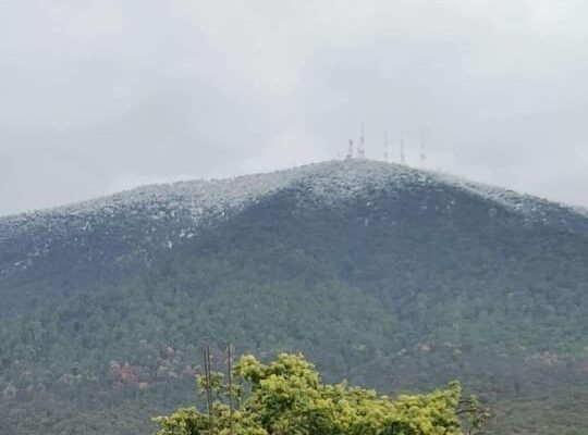 paisaje invernal Cerro Jocotitlán