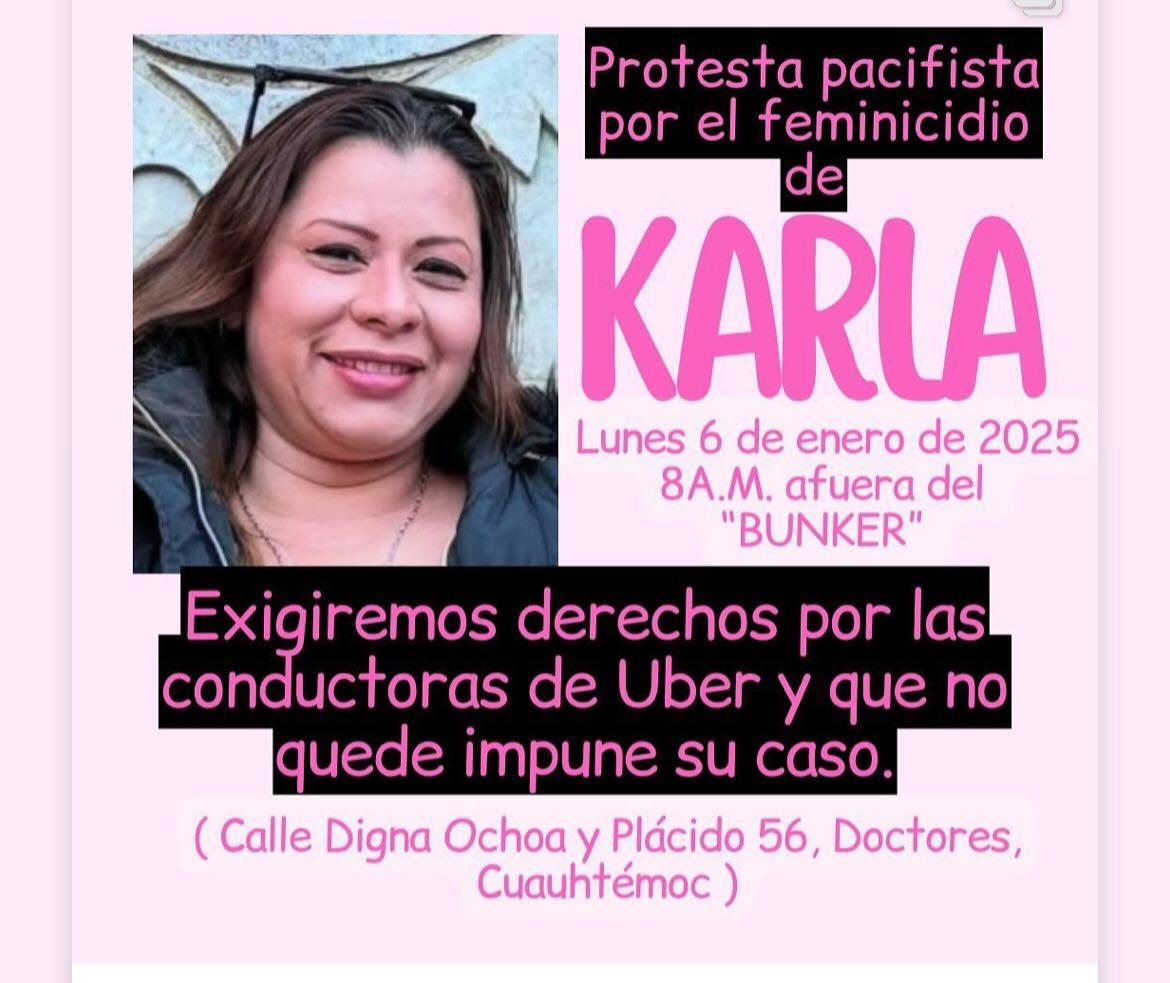 Protesta feminicidio Karla Patricia